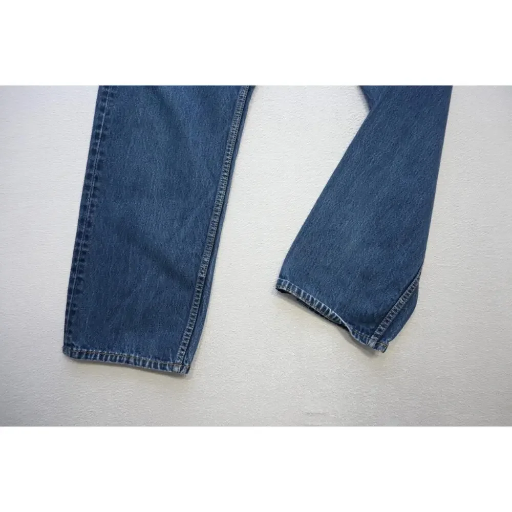 Levi's 505 Regular Fit Straight Rugged Denim‎ Jeans Mens Size 38 x 31 Tag(40x32)